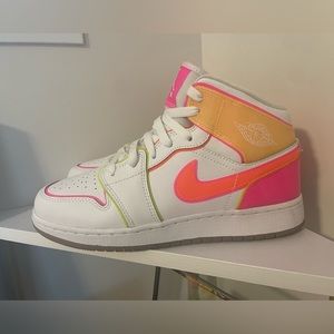 Neon glow Jordan’s